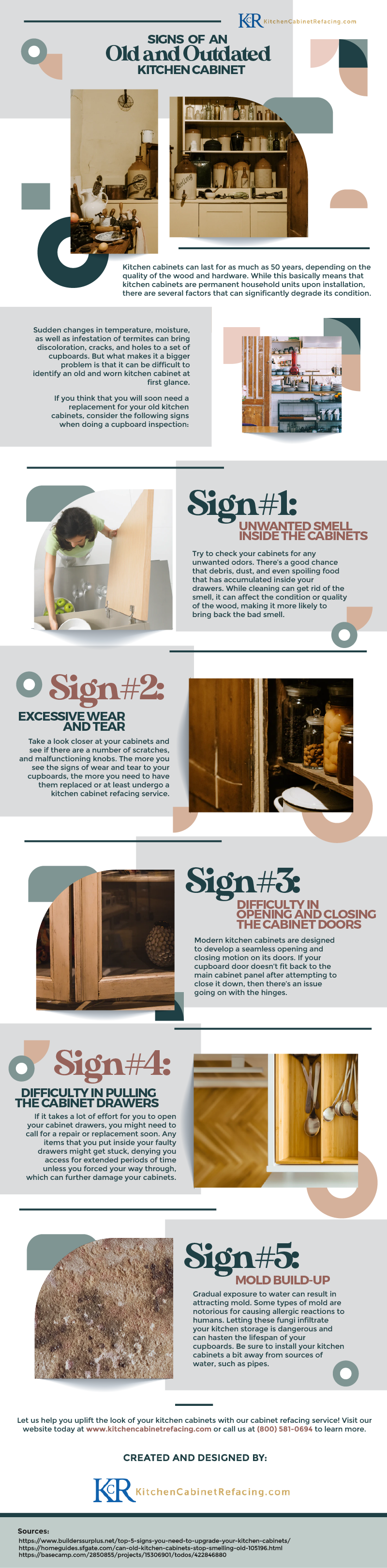 Signs-of-an-Old-and-Outdated-Kitchen-Cabinet infographic