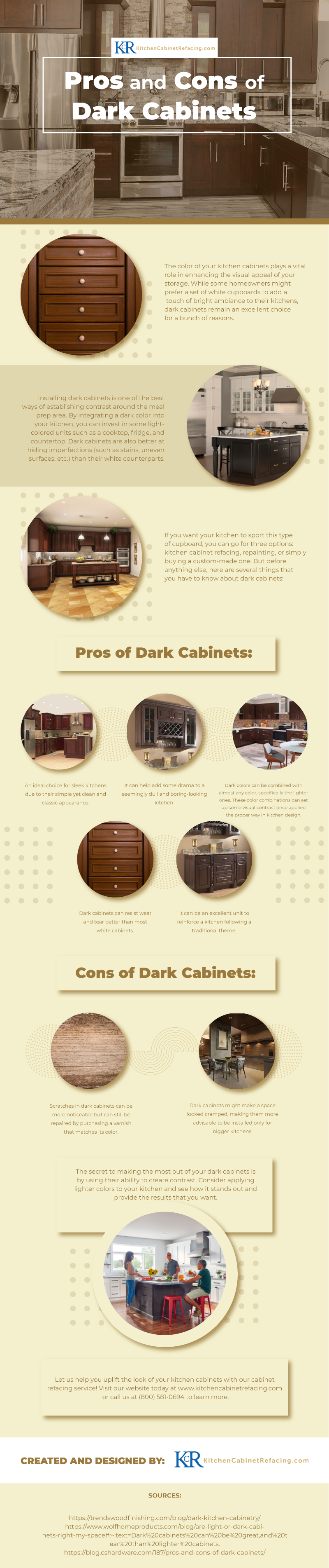 Pros and Cons of Dark Cabinets